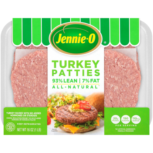 Jennie O Lean All Natural Turkey Burger Patties Food Library