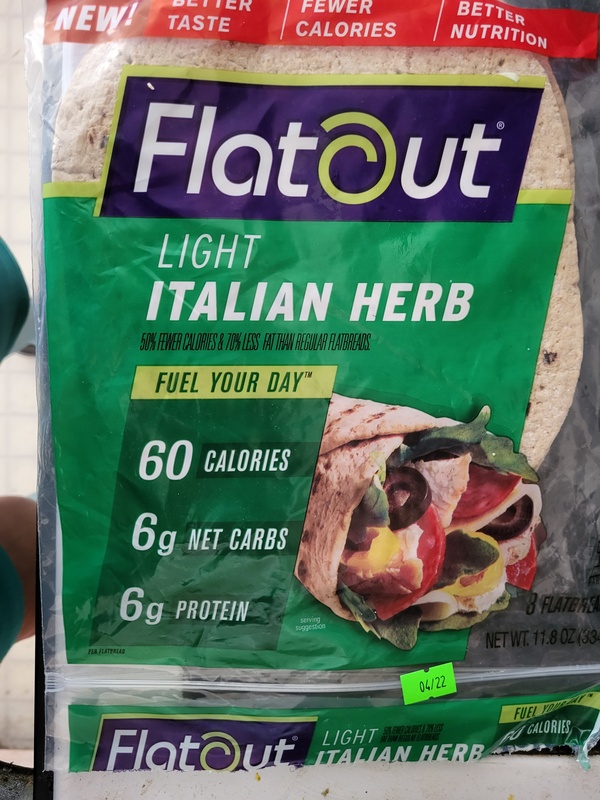 Flatout Lite Italian Herb Flatbread Food Library Shibboleth