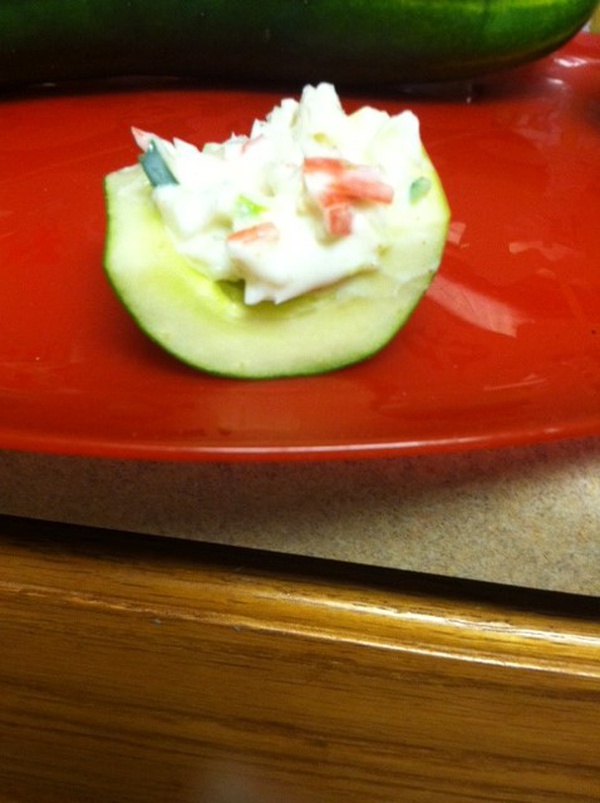 Zesty Crab Salad In Cucumber Boats - Recipe Library - Shibboleth