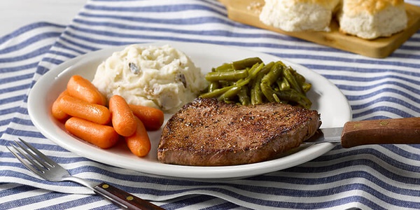 Lunch/Dinner: Grilled Sirloin Steak with Category 2 Vegetables(Cracker ...