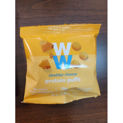 WW Cheddar Cheese Protein Puffs Food Library Shibboleth!