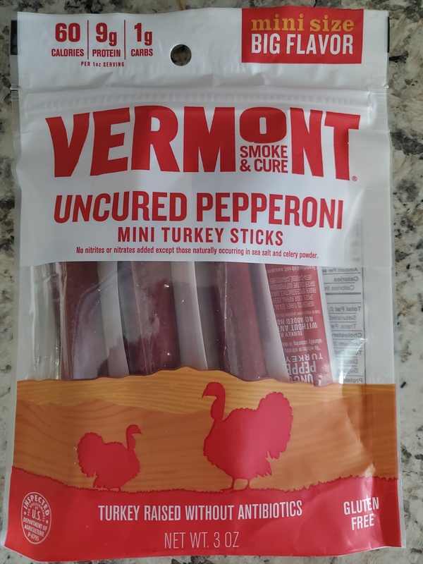 Vermont Uncured Pepperoni Mini Turkey Sticks - Food Library - Shibboleth!