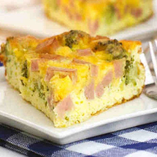 Crustless Ham, Cheese & Broccoli Quiche - Recipe Library - Shibboleth