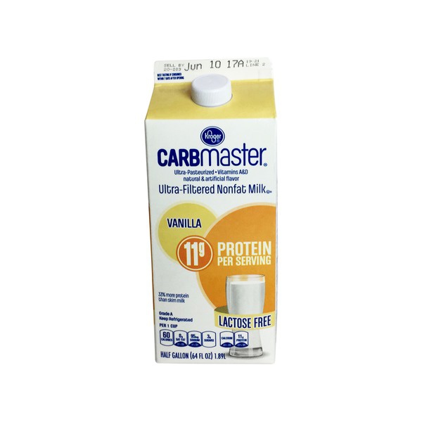 Kroger CARBmaster Ultra-Filtered Nonfat Milk - Vanilla - Food Library ...