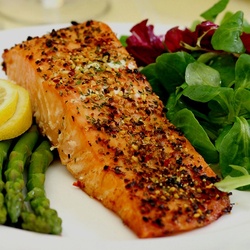 Grilled Salmon with Herb Crust - Recipe Library - Shibboleth