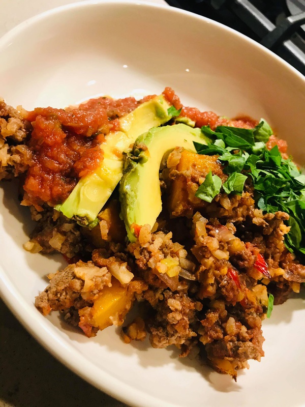 Beef & Cauliflower Rice Mexican Casserole - Recipe Library - Shibboleth