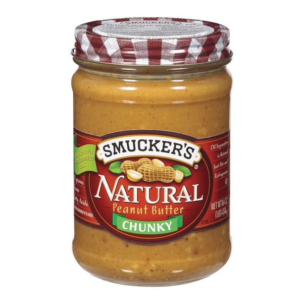 Smucker's Natural Peanut Butter (creamy or crunchy) - Food Library ...