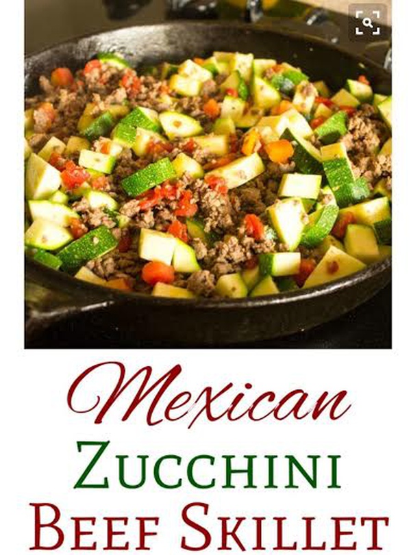 Mexican Zucchini Beef Skillet - Recipe Library - Shibboleth!