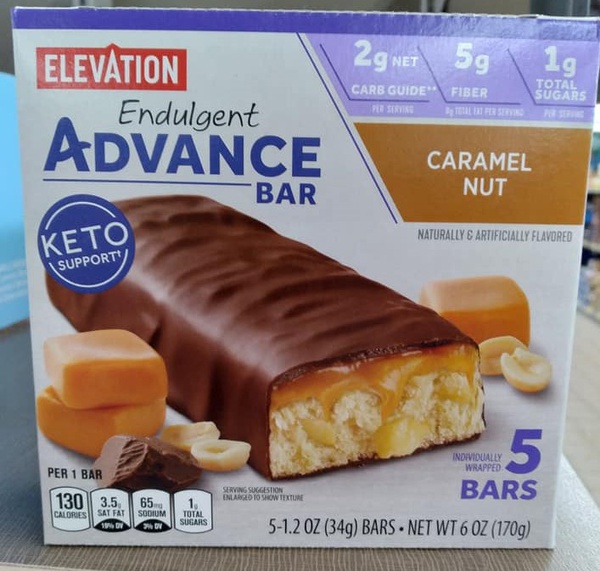 Elevation Endulgent Advance Bar (any flavor) - Food Library - Shibboleth!