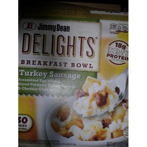 Jimmy Dean Delights Breakfast Bowl - Turkey Sausage - Food Library ...