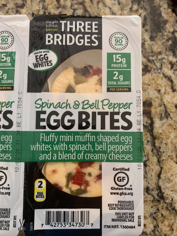 Three Bridges Spinach & Bell Pepper Egg Bites - Food Library - Shibboleth!