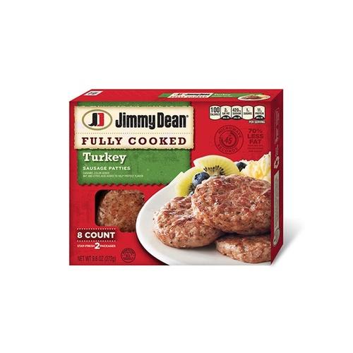 Jimmy Dean Fully Cooked Turkey Sausage Patties - Food Library - Shibboleth