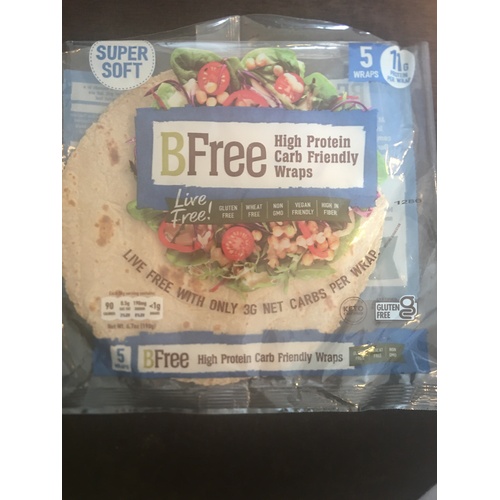 BFree High Protein Carb Friendly Wraps - Food Library - Shibboleth!