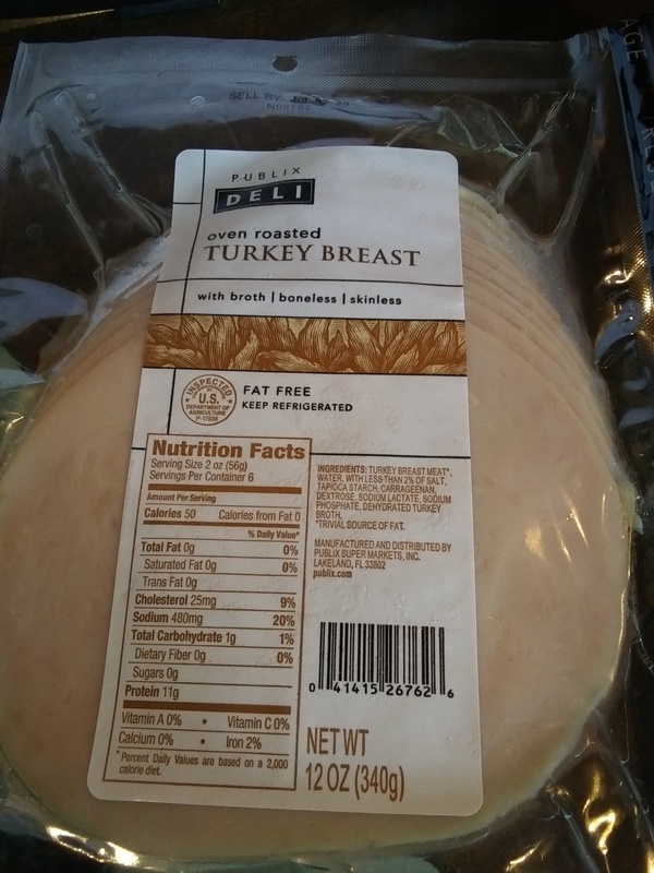 Publix Deli Oven Roasted Turkey Breast - Food Library - Shibboleth!