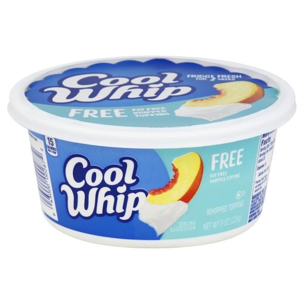 Fat Free Whipped Topping (any brand) - Food Library - Shibboleth