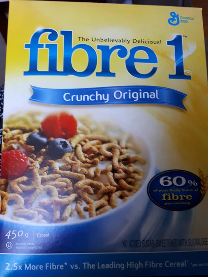 General Mills Fibre 1 Crunchy Original - Food Library - Shibboleth