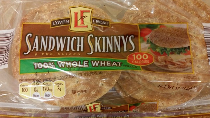 L Oven Fresh Sandwich Skinnys Whole Wheat Sliced Rolls Food